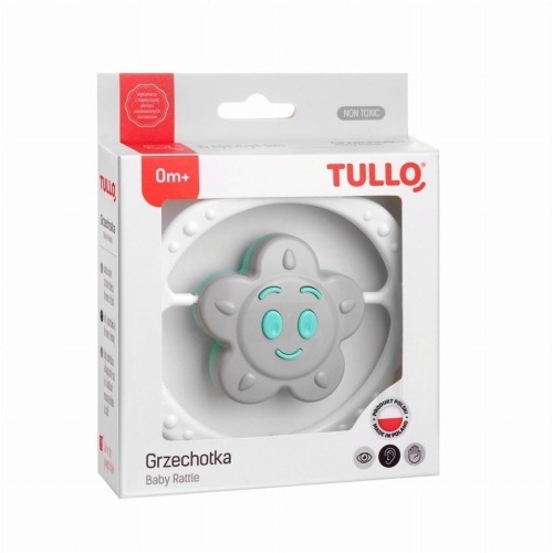 Grzechotka kwiatek miętowo-szary, Tullo