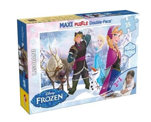Puzzle 35 dwustronne Frozen, Lisciani