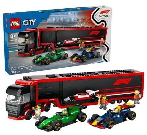LEGO(R) CITY 60445 Ciężarówka z bolidami RB20...