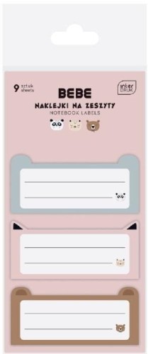 Naklejki na zeszyt BB Friend Girl 9szt, INTERDRUK