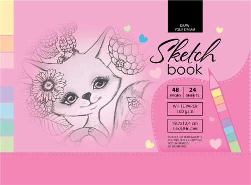 Szkicownik 197x124/48K 100g TW FRESH, Fresh