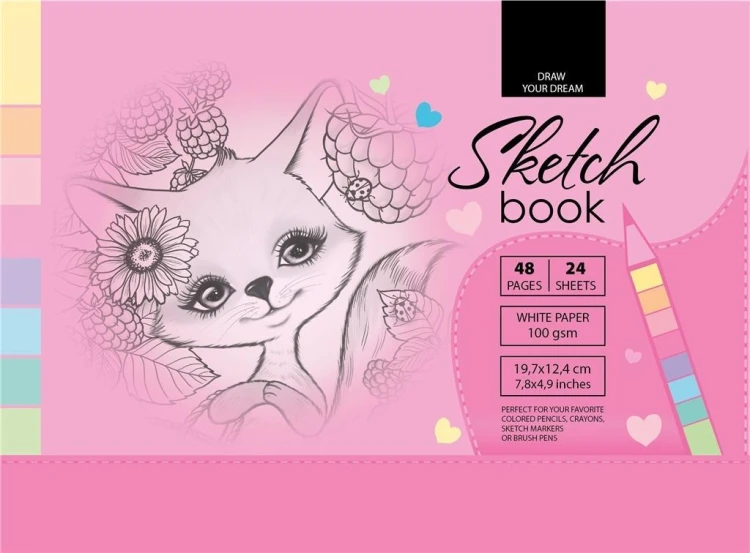 Szkicownik 197x124/48K 100g TW FRESH, Fresh