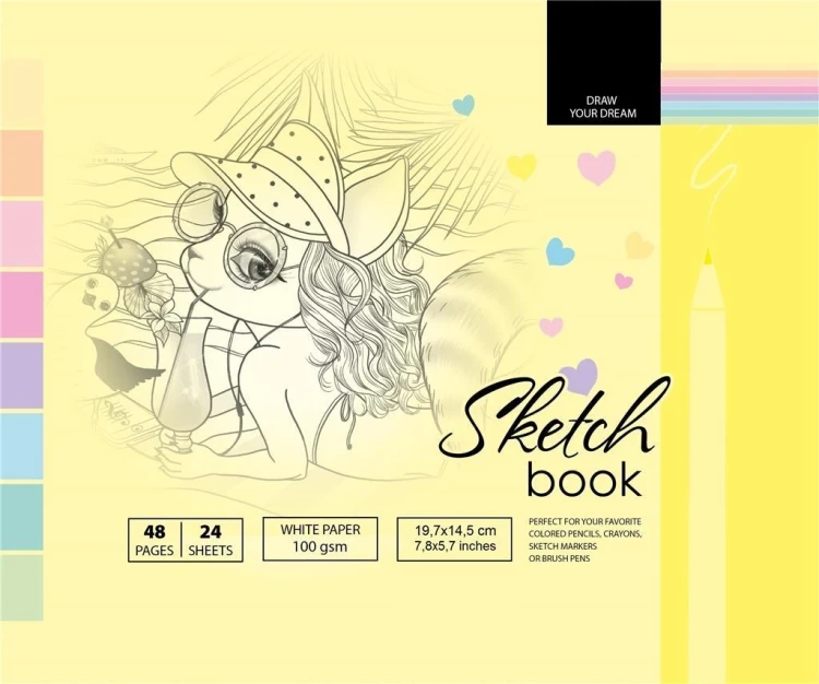 Szkicownik 197x145/48K 100g TW FRESH, Fresh