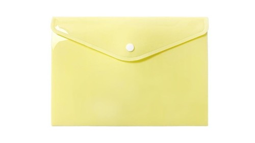 Teczka koperta A5 PP pastel żółta, Biurfol