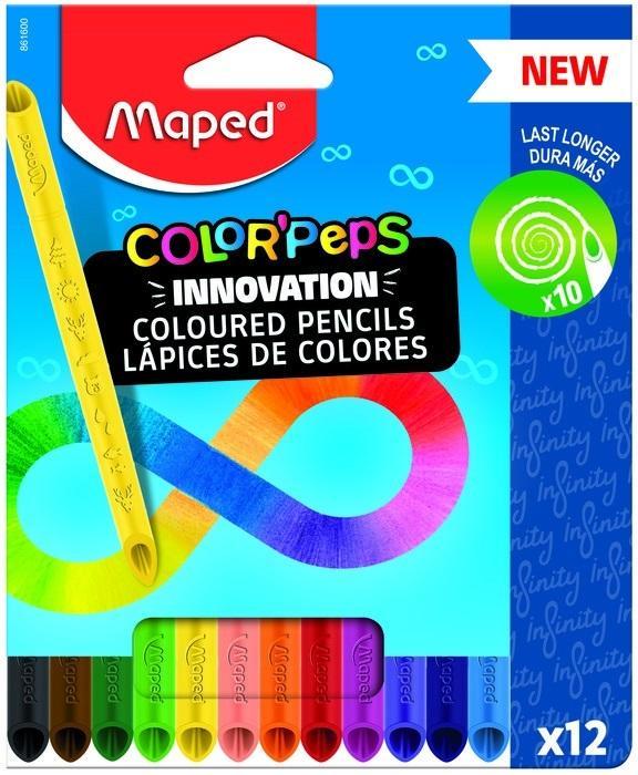 Kredki z grafitu Infinity 12szt. MAPED, Maped