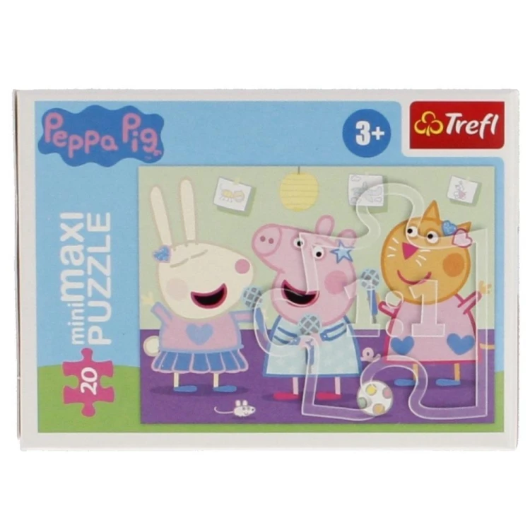 Puzzle 20 miniMaxi Beztrsoki dzień Peppy 3 TREFL