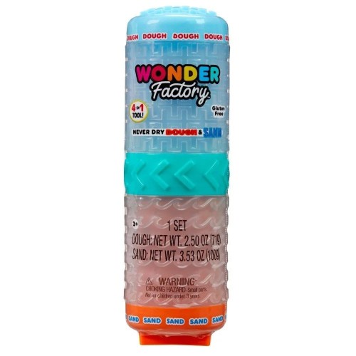 Wonder Factory Never Dry Dough&amp;Sand Blue Orange