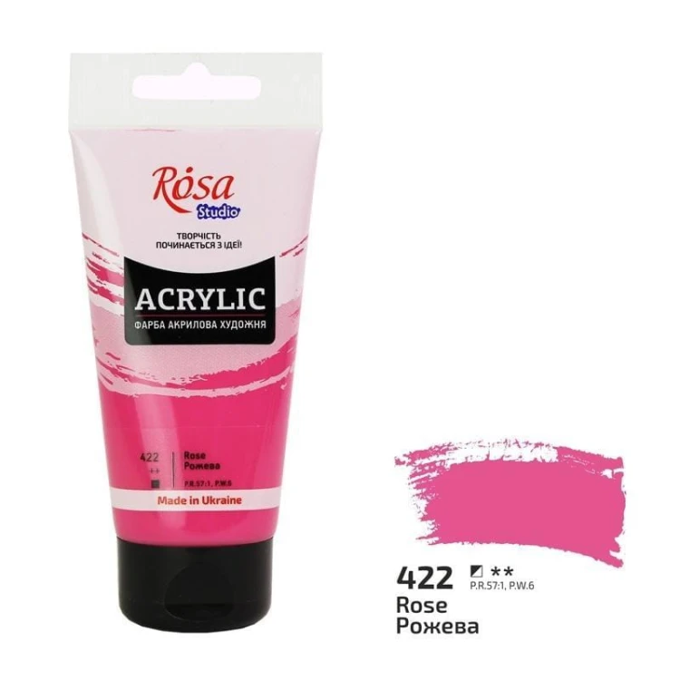Farba akrylowa pink 422 75ml, Rosa