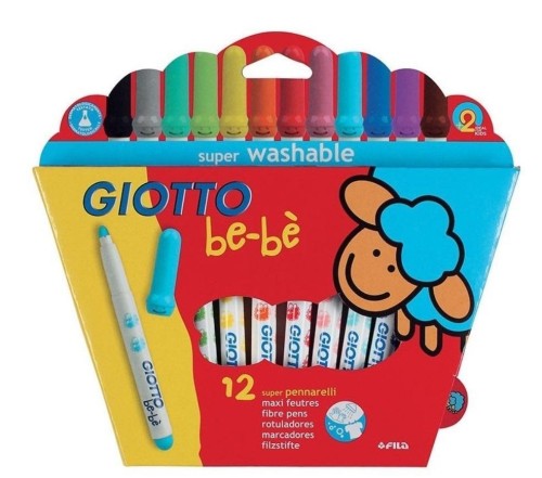 Flamastry BeBe 12 kolorów GIOTTO, Giotto