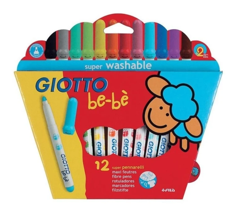 Flamastry BeBe 12 kolorów GIOTTO, Giotto