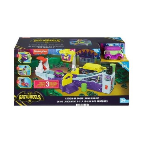 Fisher-Price Batwheels Legion Zooma z wyrzutnią