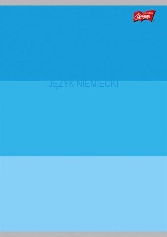 Zeszyt A5/60K kratka Niemiecki ze ściągą (10szt)