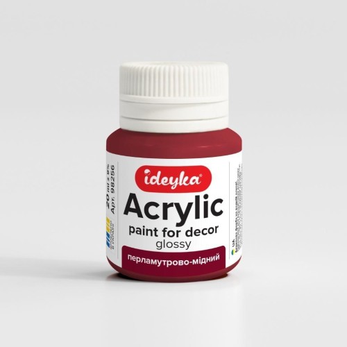 Farba akrylowa Perłowa miedź 20ml, Ideyka