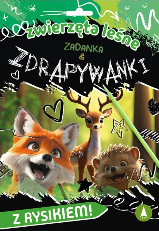 Zadanka & zdrapywanki. Zwierzęta leśne