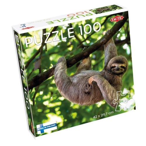 Puzzle 100 Sloth Hanging on Tree, Tactic
