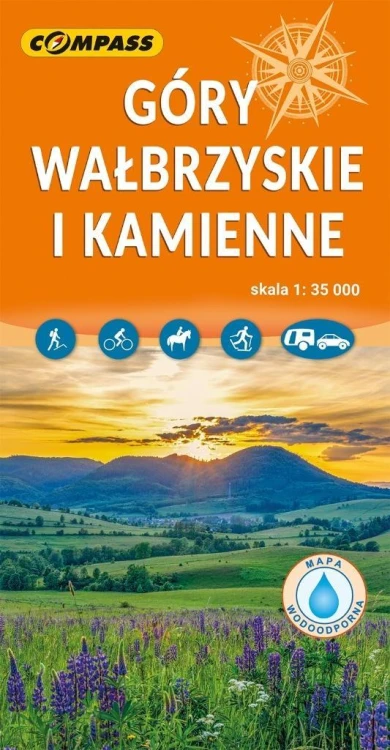 Mapa - Góry Wałbrzyskie i Kamienne 1:35 000