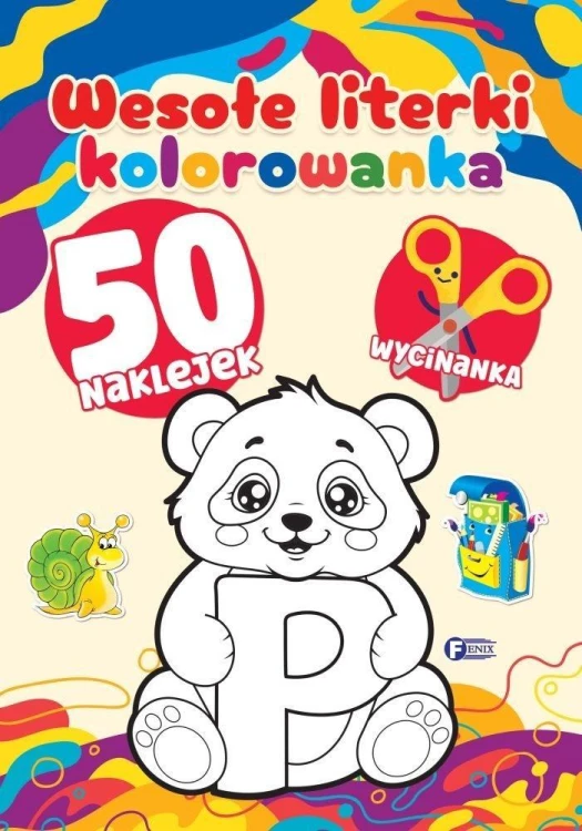Wesołe literki. Kolorowanka, praca zbiorowa