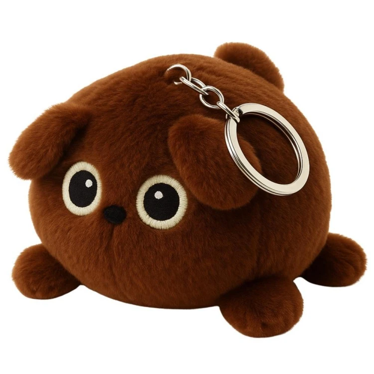 Brelok maskotka miś brązowy 9cm, Leantoys