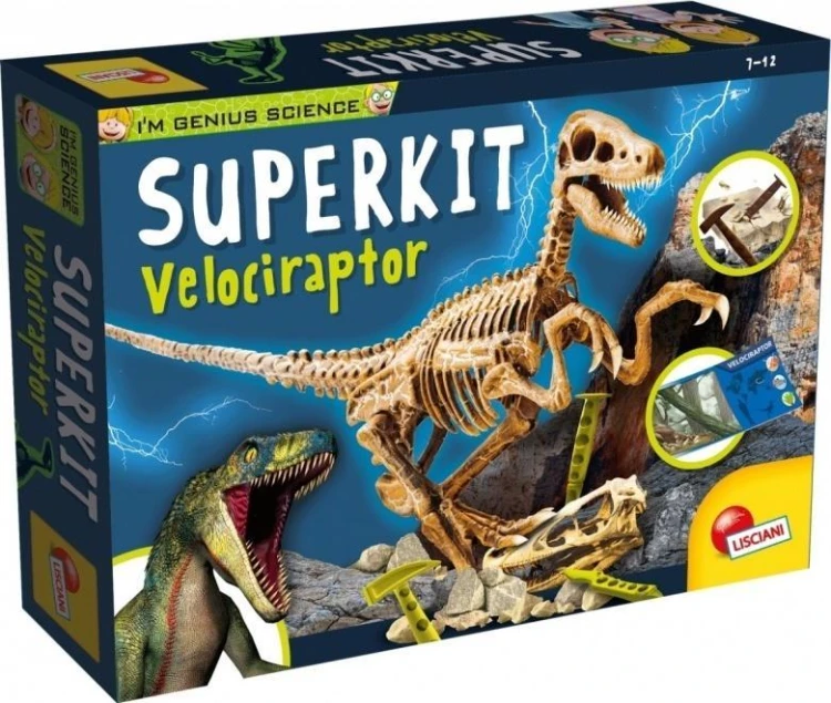 Mały Geniusz - Superkit Velociraptor, Lisciani