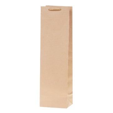 Torebka papierowa eko na wino 9 x 8 x 37 cm, Fandy