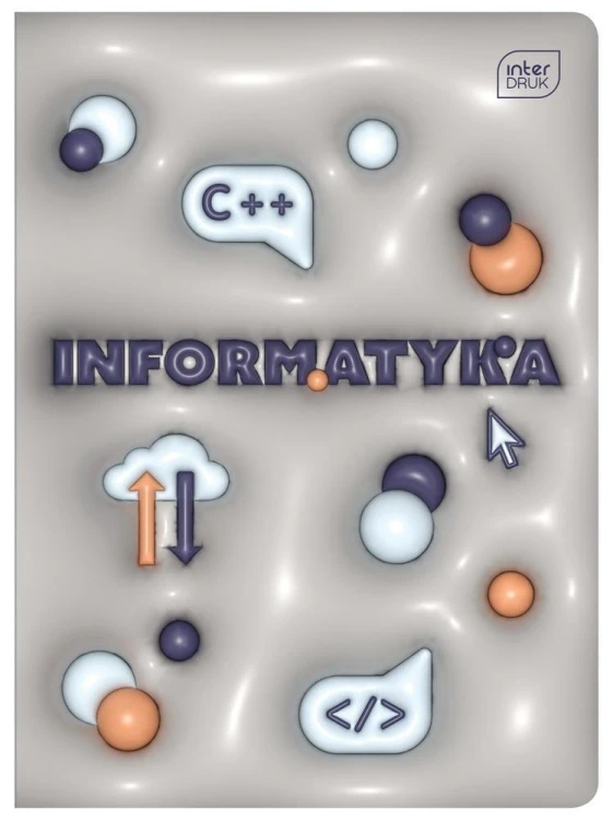 Zeszyt A5/60K kratka Informat +pig.wiedzy (10szt)