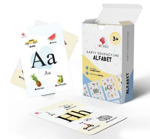 Karty edukacyjne Alfabet 35szt