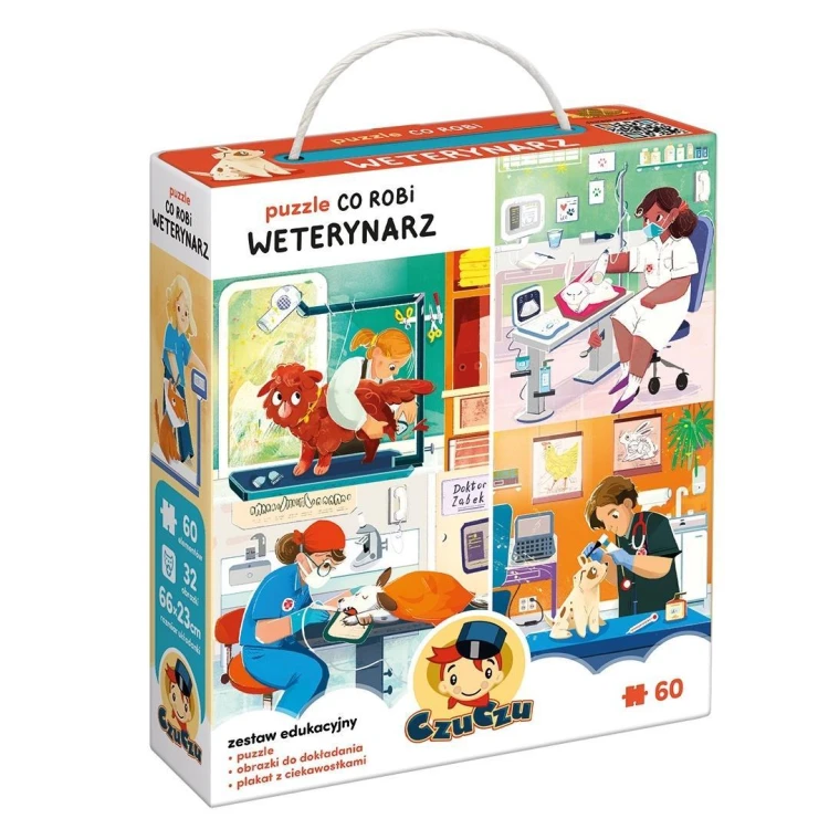 CzuCzu Puzzle Co robi weterynarz 4+