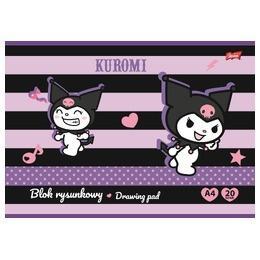 Blok rysunkowy A4/20K 80g/m2 Kuromi (10szt)