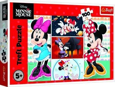 Puzzle 100 Zabawna Minnie TREFL, Trefl