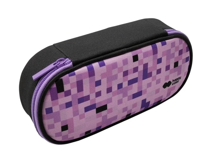 Piórnik saszetka Pixi violet owalny z zamkiem, GDD