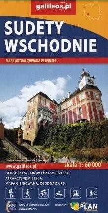 Mapa - Sudety Wschodnie 1:60 000, praca zbiorowa