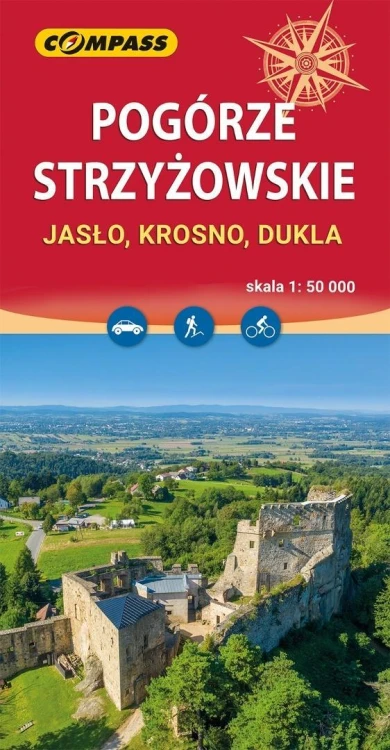 Mapa turystyczna - Pogórze Strzyżowskie 1:50 000