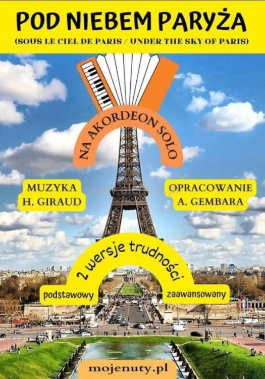 Pod niebem Paryża (pod dachami Paryża), H. Giraud