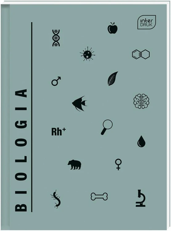 Brulion A5/80K kratka Biologia (5szt), INTERDRUK