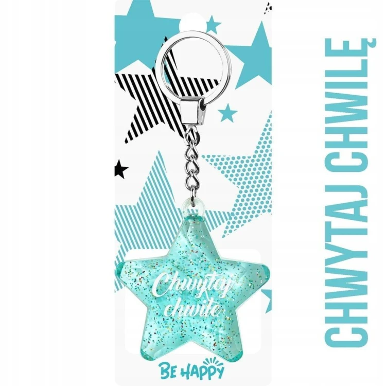 Brelok Gwiazdka Chwytaj chwilę, Be-Happy Gifts