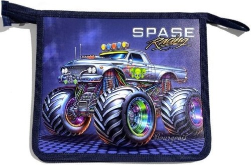 Teczka-torba A5+ zapinana na zamek Monster Truck