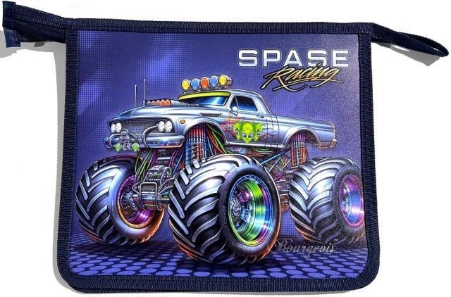 Teczka-torba A5+ zapinana na zamek Monster Truck