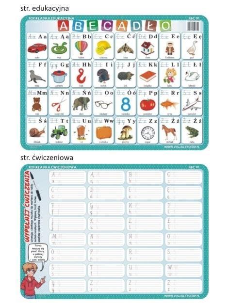 Podkładka edu. 01 - Abecadło, Visual System