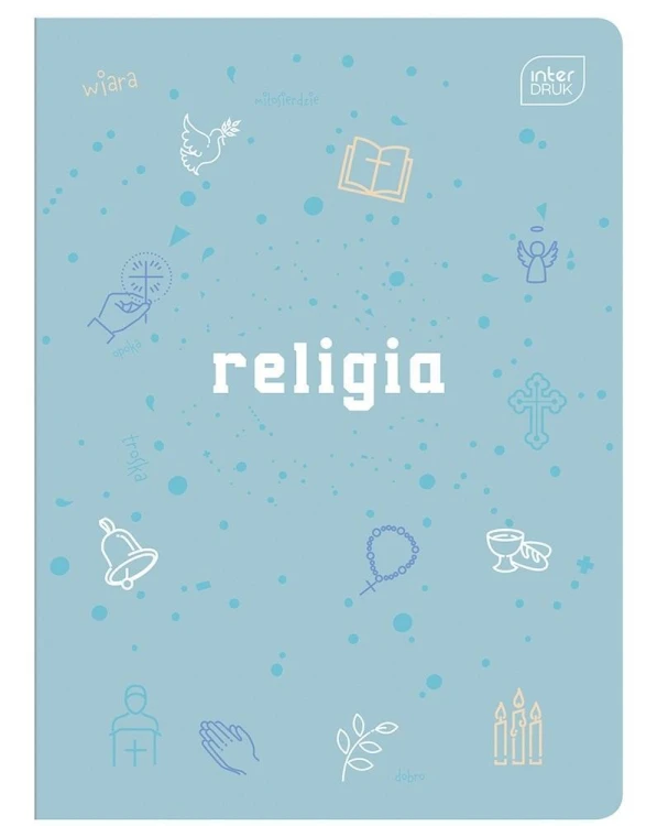 Zeszyt A5/60K Hybrid Religia (10szt), INTERDRUK