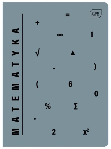 Zeszyt A5/60K kratka UV Matematyka (10szt)