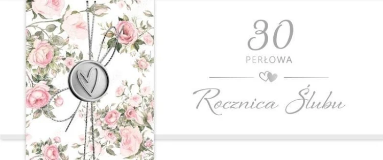 Karnet Rocznica Ślubu 30