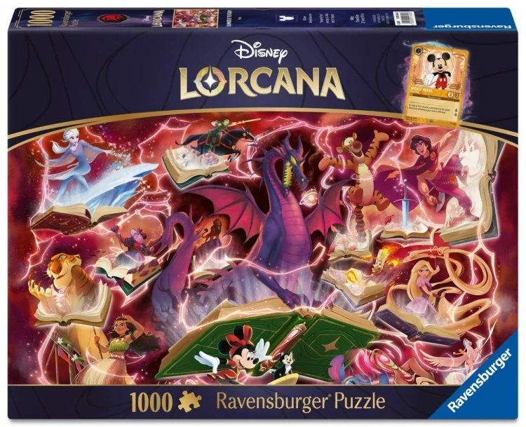 Puzzle 2D: Lorcana Ruby 1000el, Ravensburger