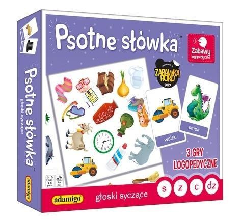 Psotne słówka - głoski syczące, Adamigo