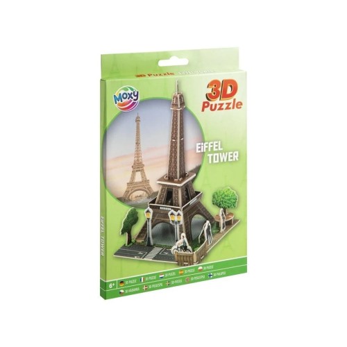 Puzzle piankowe 3D Wieża Eiffla, Grafix