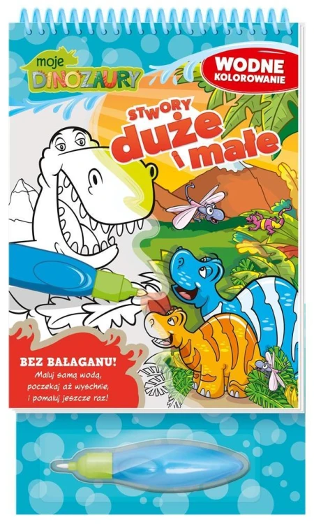 Moje Dinozaury. Wodne kolorowanie, praca zbiorowa