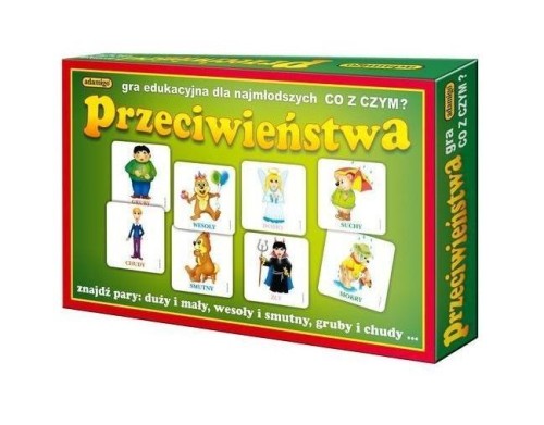 Przeciwieństwa. 3 zabawy edukacyjne, Adamigo