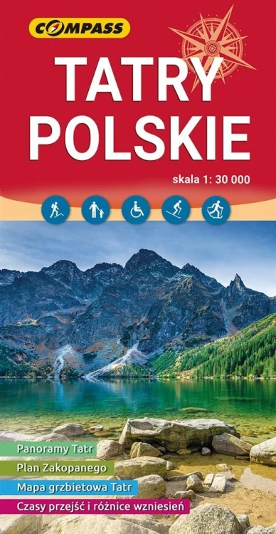 Mapa - Tatry Polskie 1:30 000, praca zbiorowa