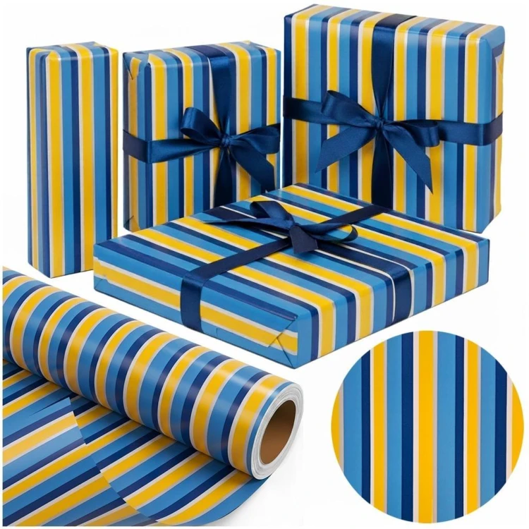 Papier ozdobny Morskie Pasy X-Strong 38cmx20m