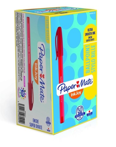 Długopis InkJoy czerwony (50szt), Paper Mate