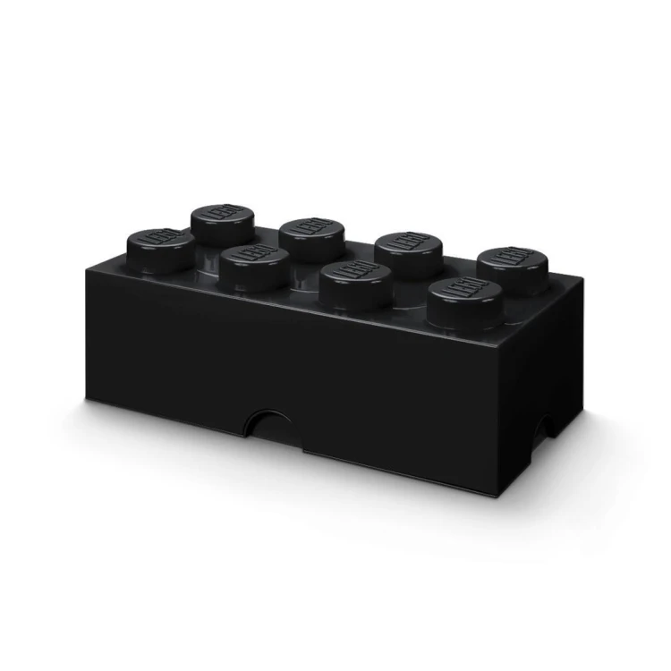 LEGO(R) pojemnik klocek ósemka czarny, NHG